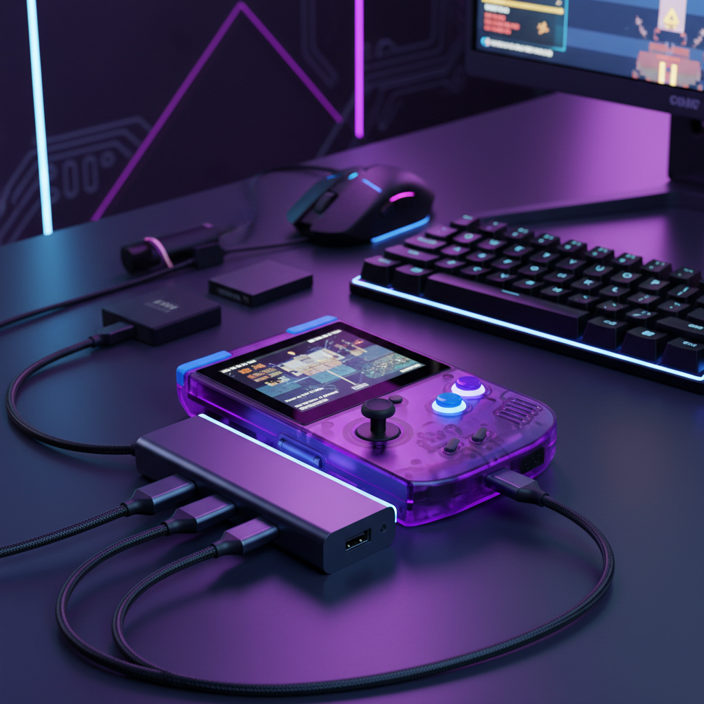 Hub USB-C 4-en-1 — Connecte Tout, Partout