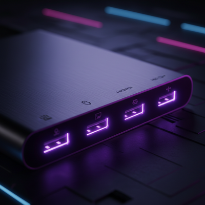 Hub USB-C 4-en-1 — Connecte Tout, Partout
